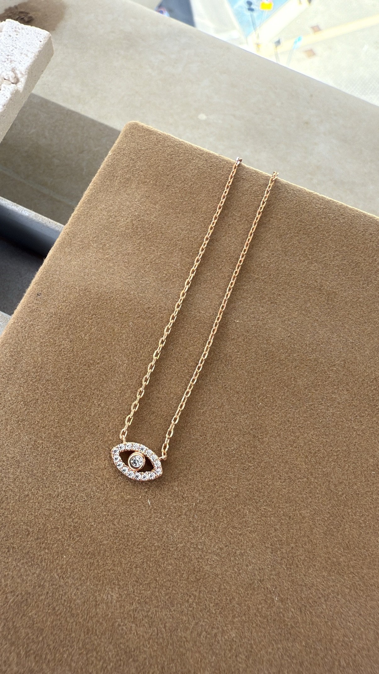 שרשרת עין קטנה חלולה – תמונה 8