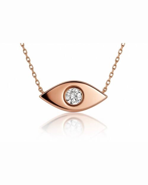 שרשרת עין קטנה זרקון