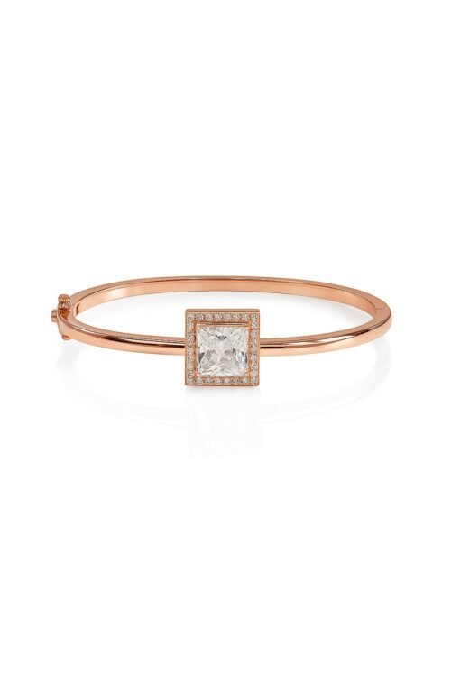 צמיד קשיח ריבוע שקוף