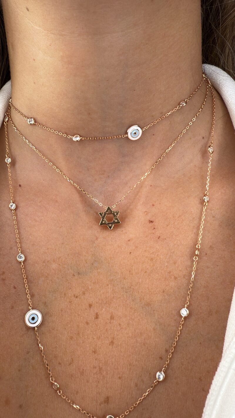 ⁦שרשרת טיפאני עיניים ארוכה⁩ – תמונה ⁦4⁩
