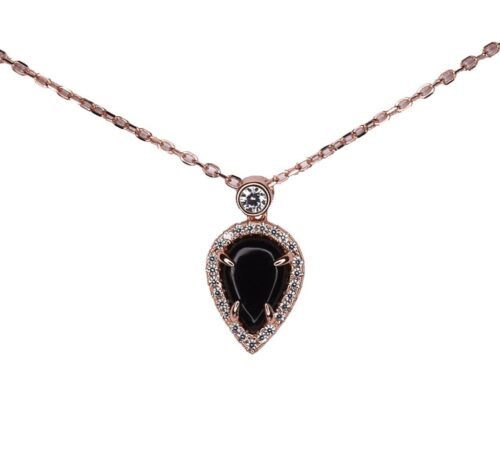 שרשרת טיפה שחורה