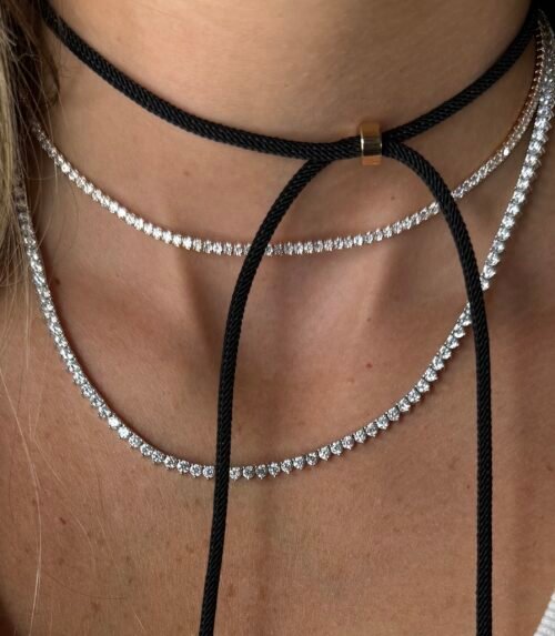 שרשרת טניס שפיץ קלאסי