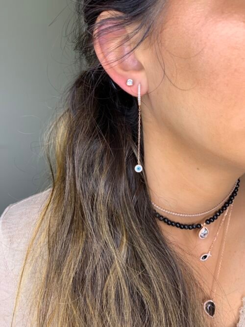 Alternative view of עגיל חישוק עין נופלת