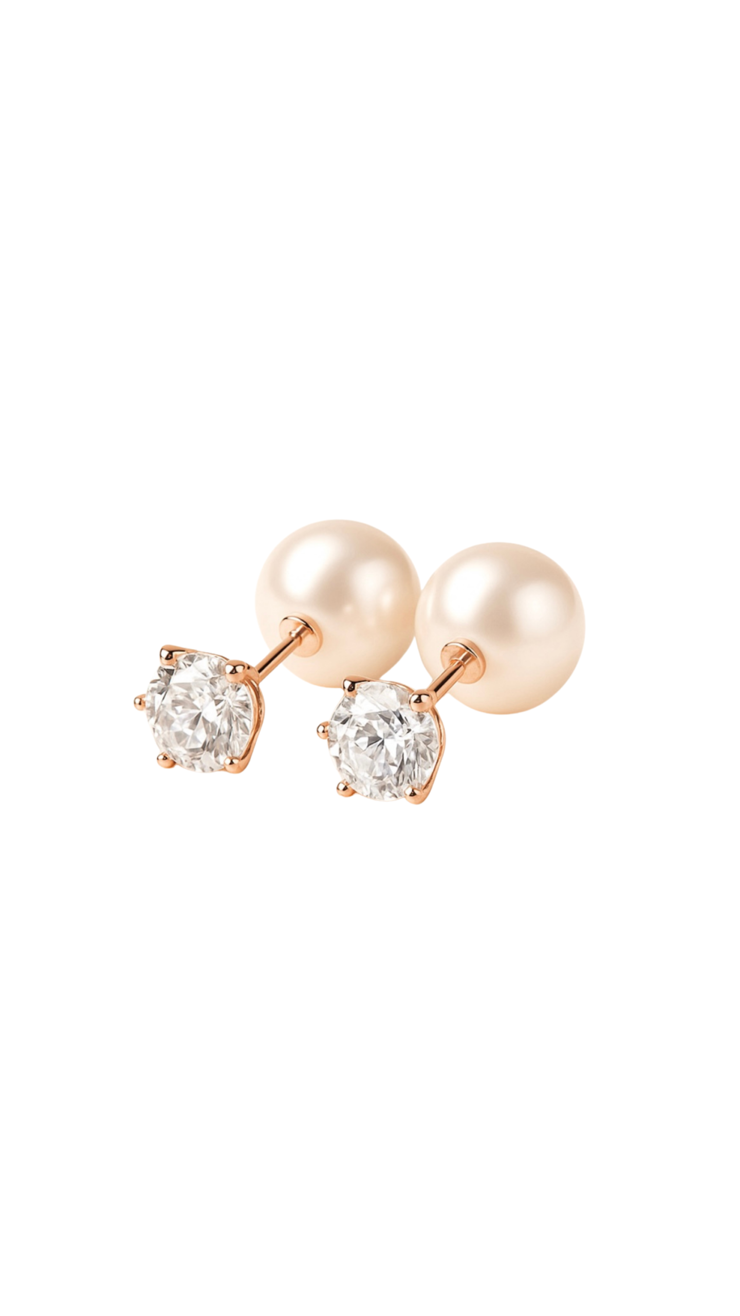 עגילי זרקון פנינה