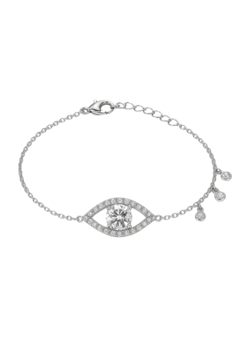 צמיד עין זרקון כסוף