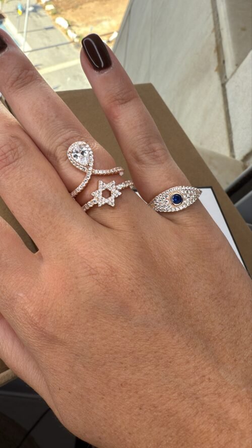 Alternative view of טבעת טיפה נופלת