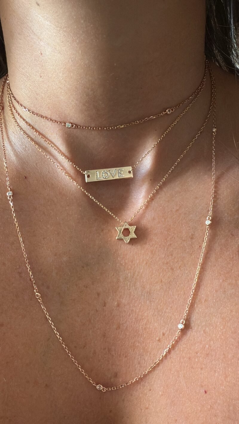 ⁦שרשרת דיסקית LOVE⁩ – תמונה ⁦8⁩