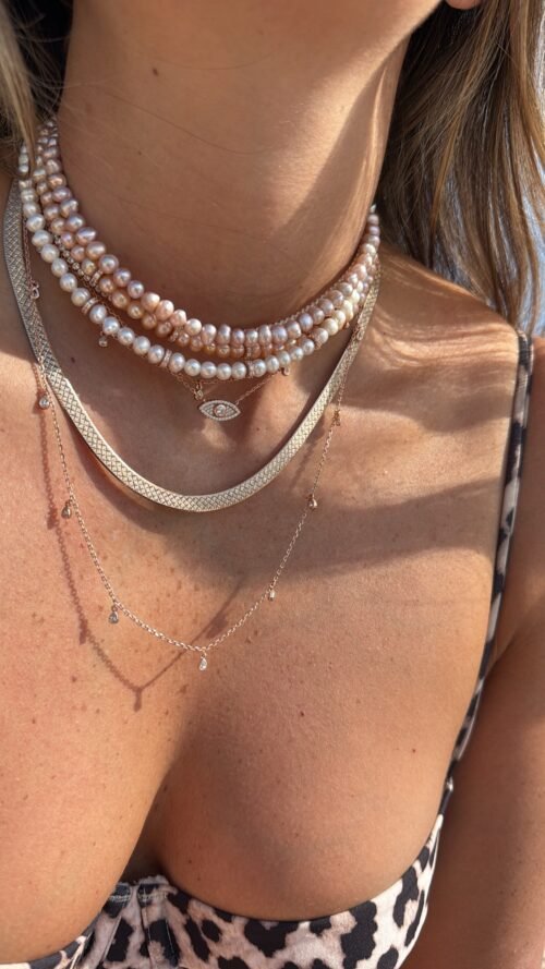 Alternative view of שרשרת פנינים סגלגל