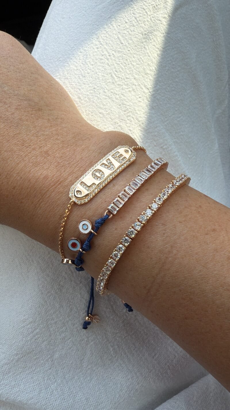 ⁦צמיד פלטה LOVE⁩ – תמונה ⁦7⁩
