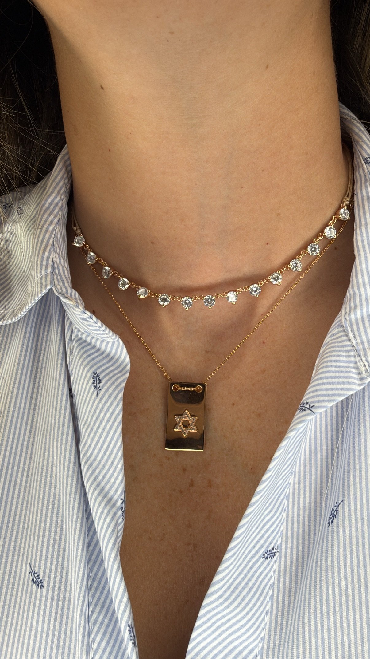 שרשרת דיסקית מגן דוד – תמונה 6