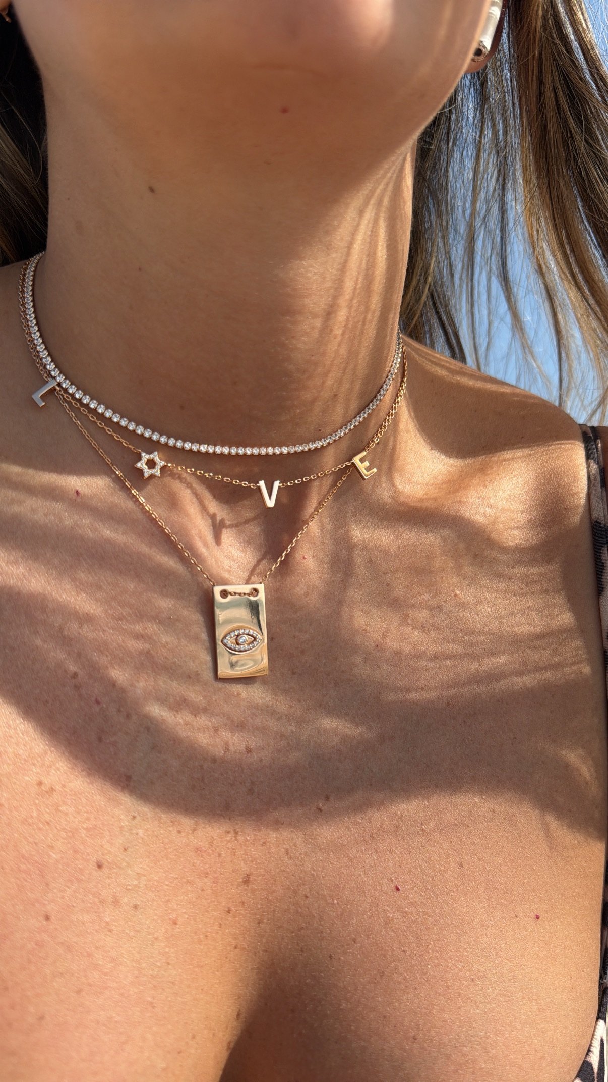 שרשרת דיסקית עין – תמונה 3