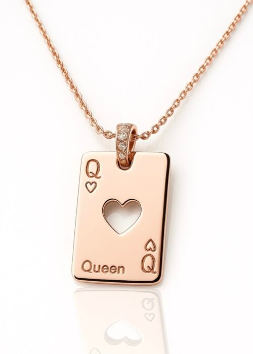 שרשרת דיסקית Queen לב