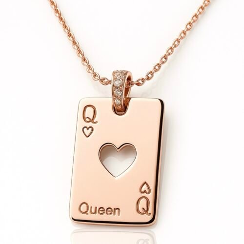 שרשרת דיסקית Queen לב