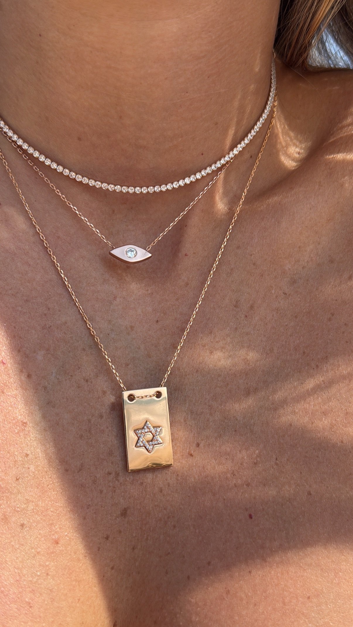 שרשרת דיסקית מגן דוד – תמונה 3