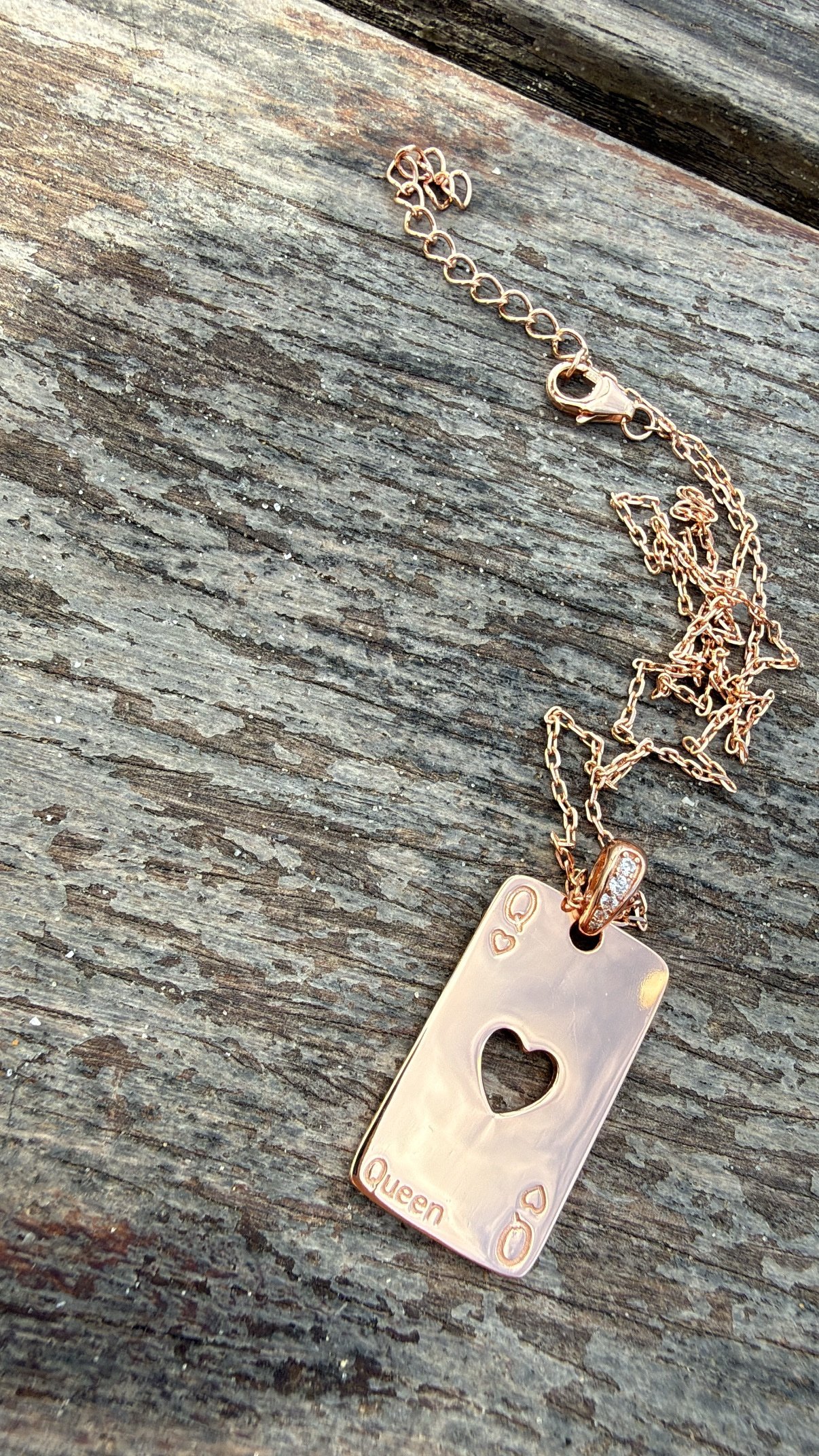 שרשרת דיסקית Queen לב – תמונה 2