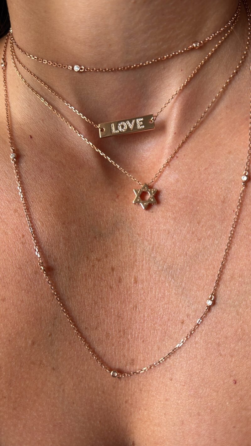 ⁦שרשרת דיסקית LOVE⁩ – תמונה ⁦9⁩
