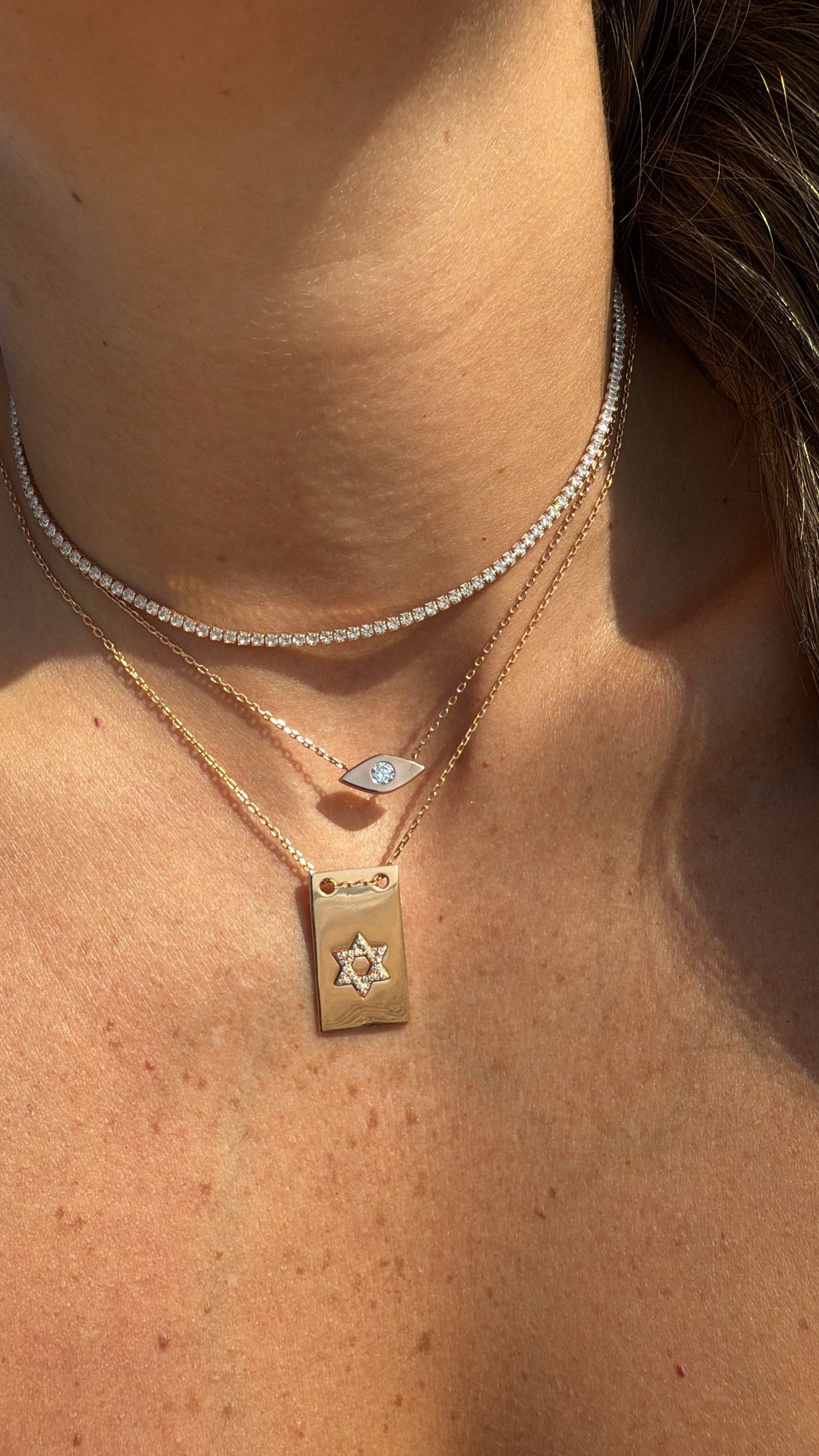 שרשרת דיסקית מגן דוד – תמונה 4