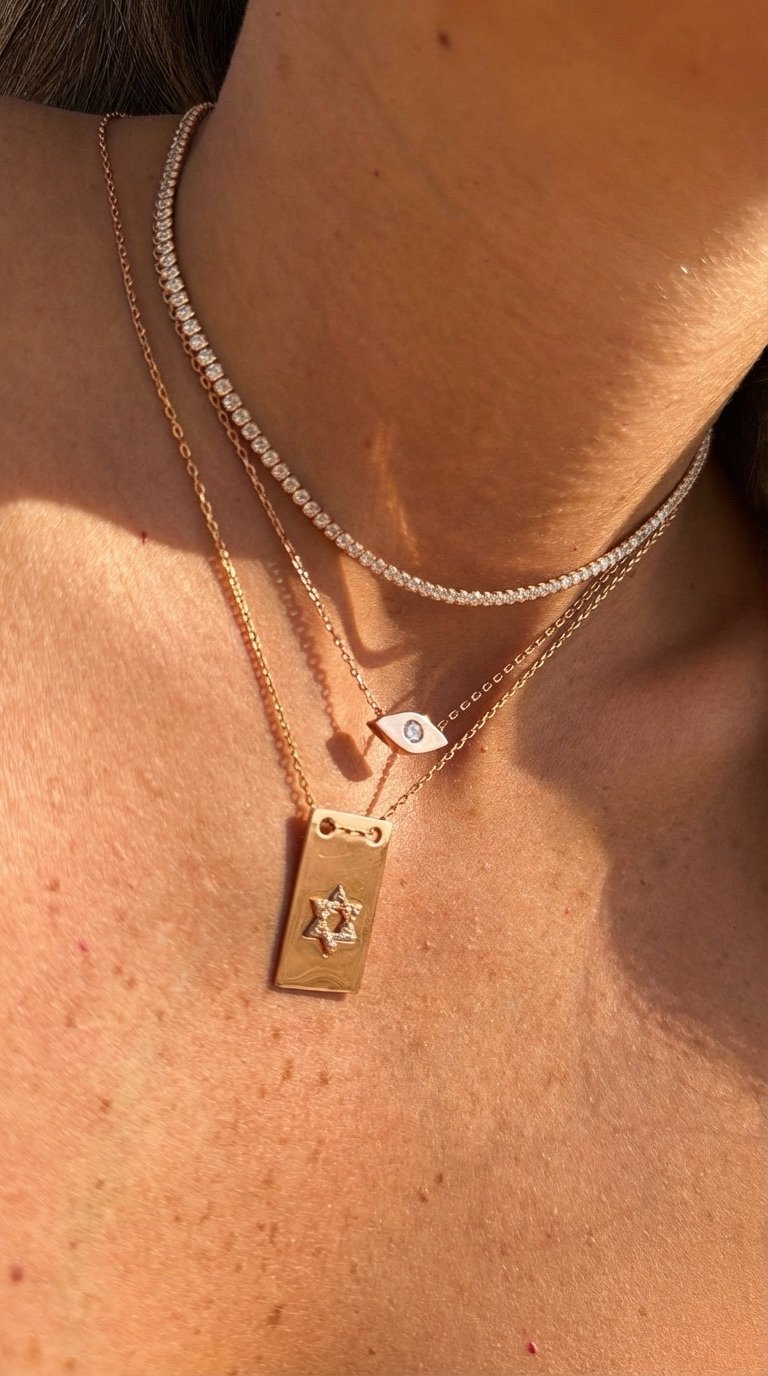 שרשרת דיסקית מגן דוד – תמונה 5