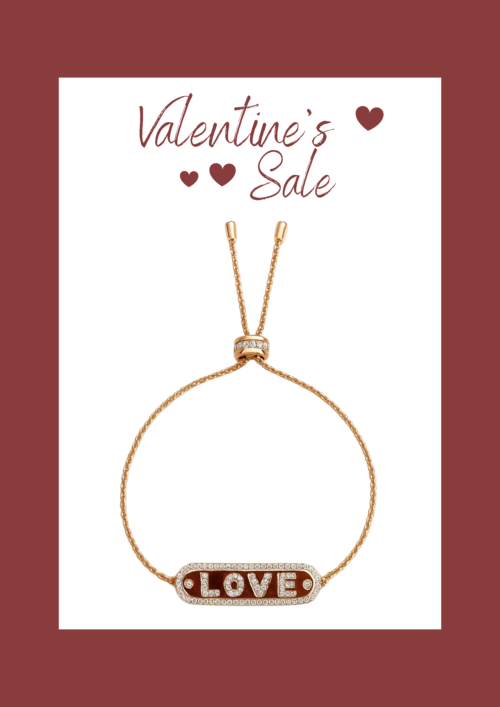 צמיד פלטה LOVE