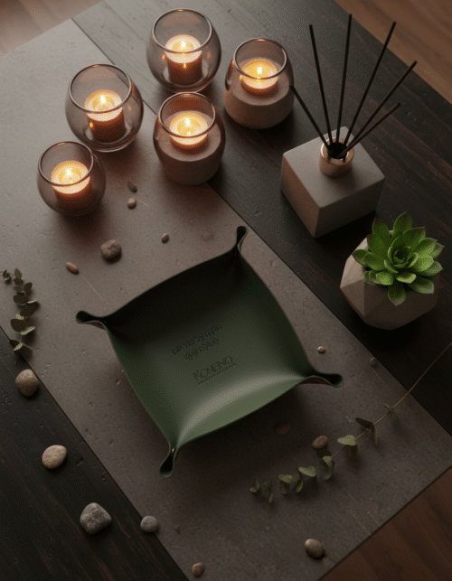 Alternative view of מגש עור יוקרתי לתכשיטים