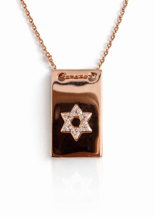 שרשרת דיסקית מגן דוד