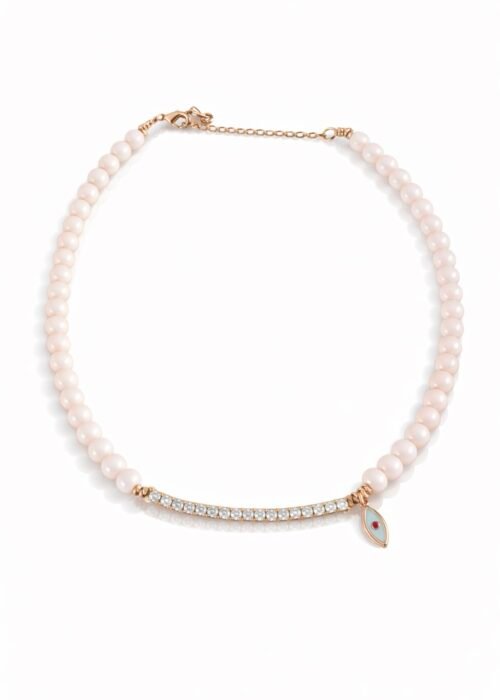 שרשרת חרוזים ניוד בשילוב טניס